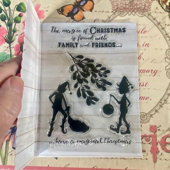 Crafter's Companion Clear A6 Acrylic Stamp Magical Christmas 5 PC Donna Ratcliff - Picture 4 of 5